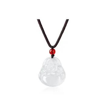 Central Fashion Chalcedony Jade Necklaces Unisex