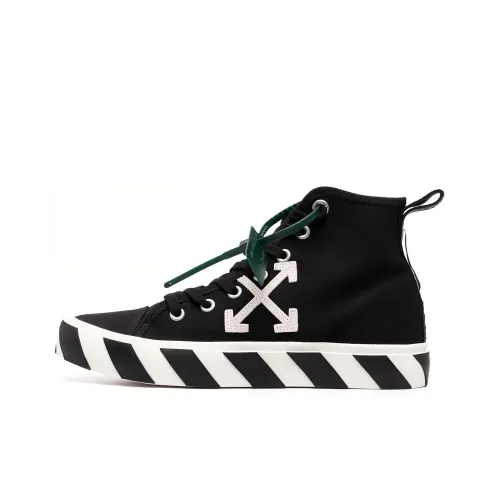 OFF-WHITE Vulc Mid Canvas Black White