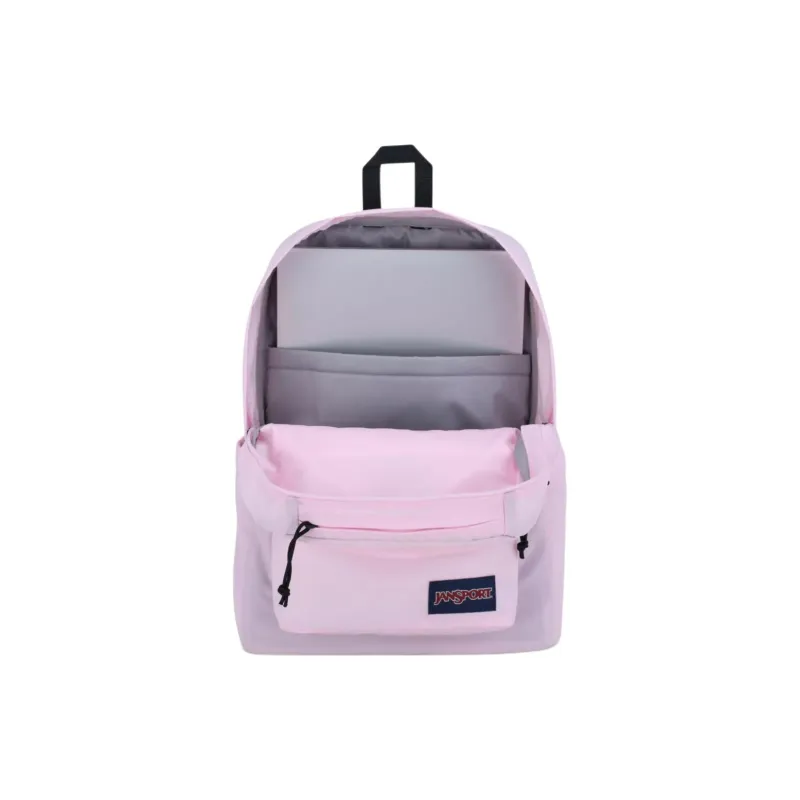 JanSport Nylon Backpack Unisex Light Pink-3
