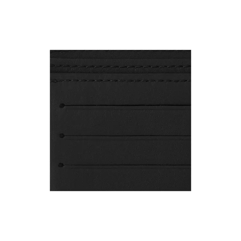 LOUIS VUITTON Cow Leather Wallet Unisex Black-4