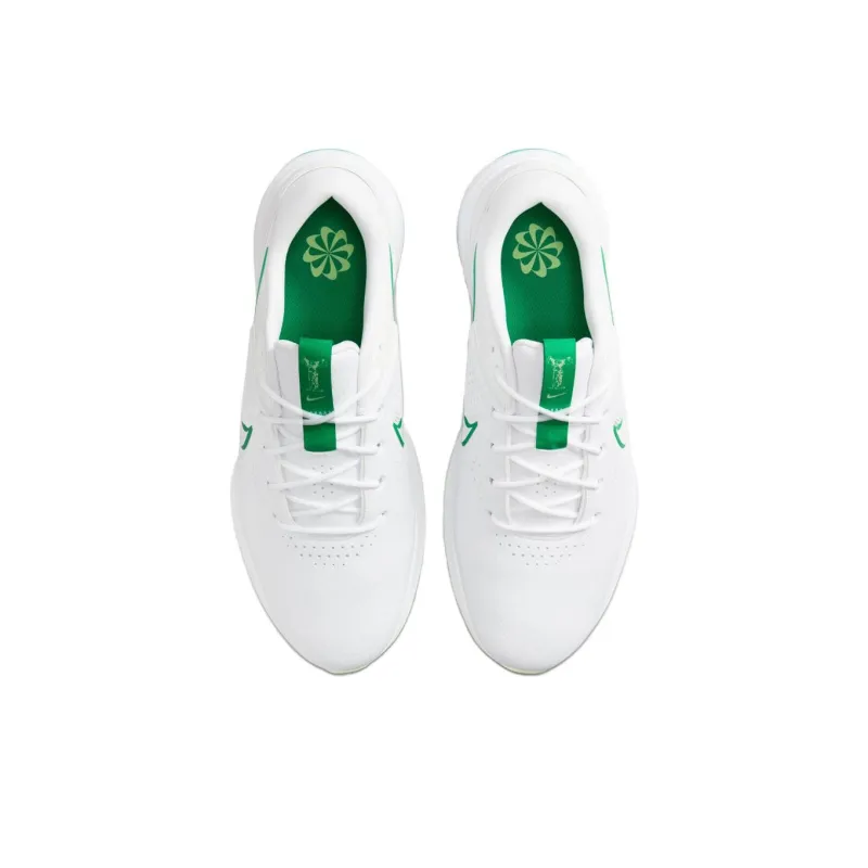 Nike Victory Pro 3 Anti Slip Wear Resistant Low Top Golf Shoes Women's White Green-3