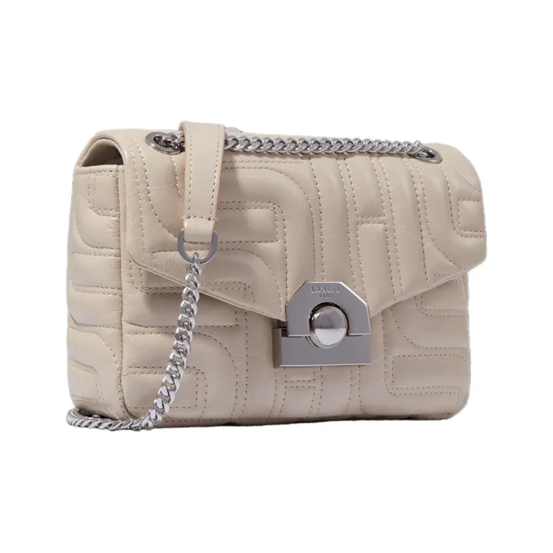 LANCEL Medium Midi-Minuit De LANCEL Flap Bag-1