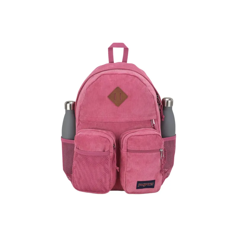 JanSport Polyester Backpack Unisex Purple Haze Corduroy-2