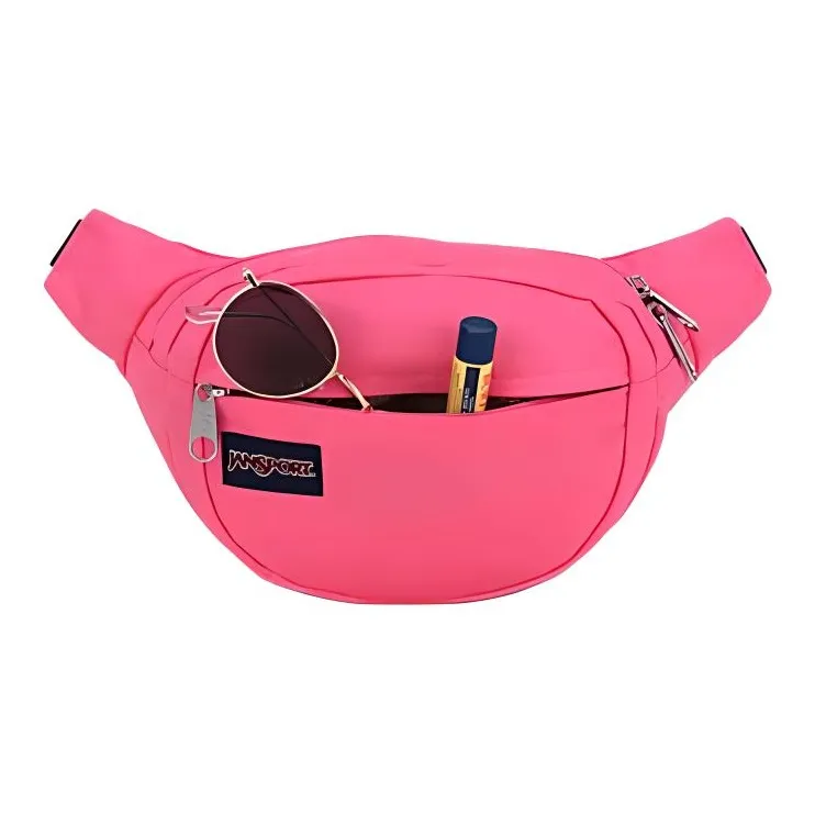JanSport Polyester Fanny Pack Unisex Bright Pink-3