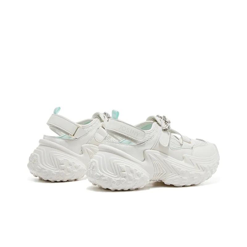 JOSINY Anti Slip Wear Resistant Low Top Chunky Sneakers Women's-13