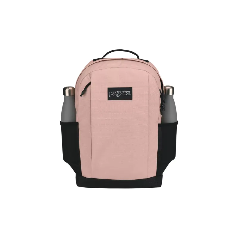JanSport Recycled Polyester Backpack Women's Mist Rose-3