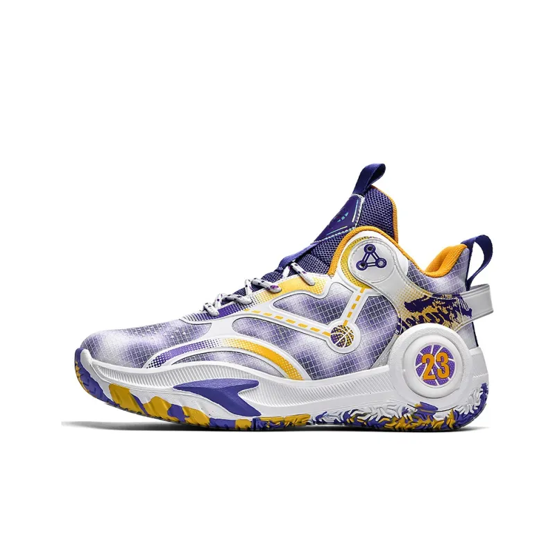 ATAY Cushioning Anti-Slip Wear-Resistant Breathability Mid-Top Basketball Shoes Unisex-5