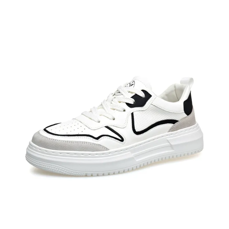 Safiya Slip Resistant Shock Absorbers With Abrasion Resistant Properties Low Top Skateboard Shoes Men's-1