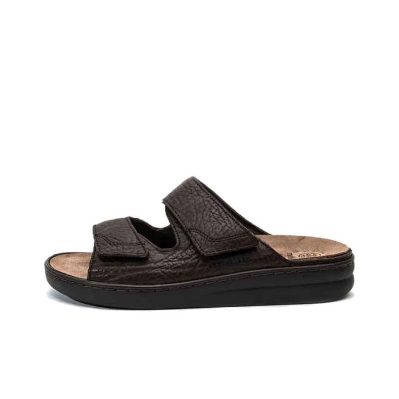 MEPHISTO Rubber Sole Slide Slippers 3.5cm Men's-5