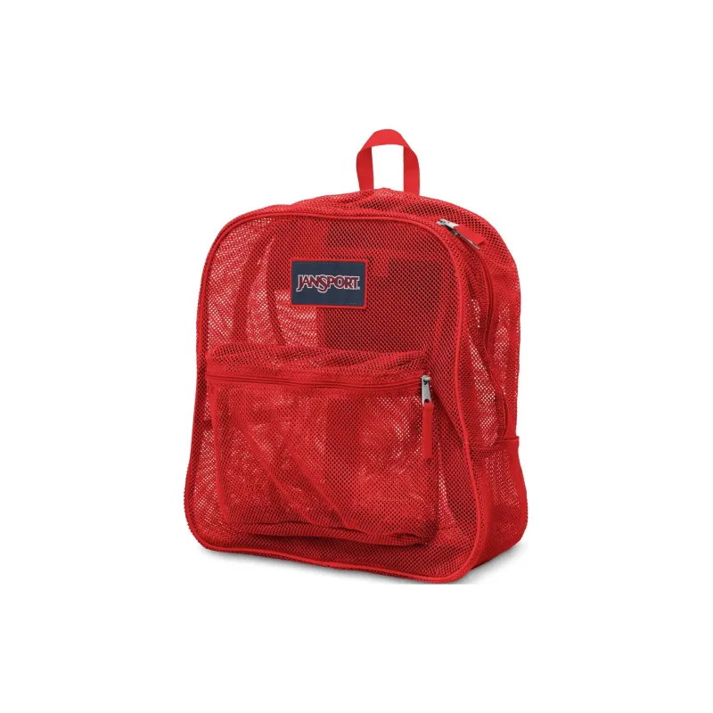 JanSport Polyester Backpack Unisex Red-1