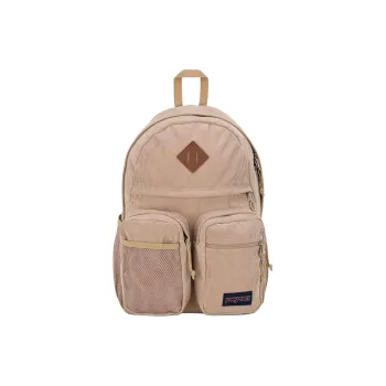 JanSport Polyester Backpack Unisex Lime Gray Corduroy