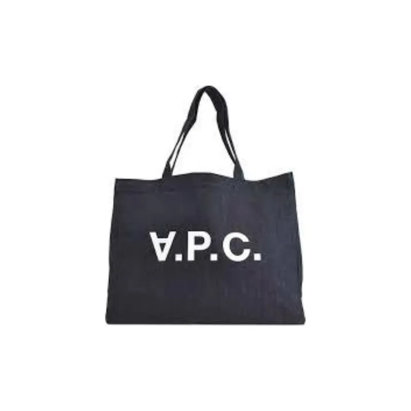 Y 3 Cotton With Polyurethane Tote Bag, Shopping Bag, Handbag Unisex Indigo-1