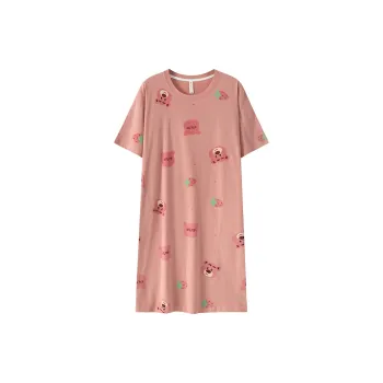 The Story Of The Flower Season Nightgown Women's Peach