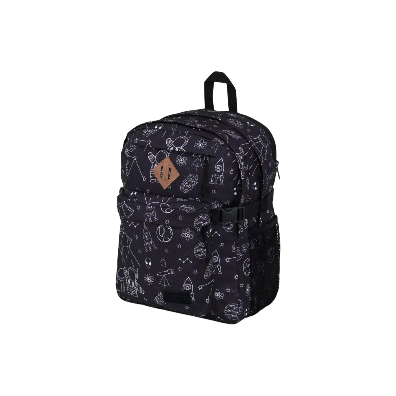 JanSport Recycled Polyester Backpack Unisex Universe Black-1