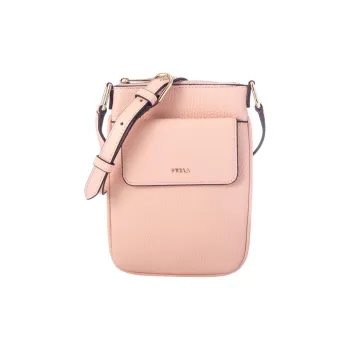 Furla Leather Crossbody Bag Shoulder Bag Women's Pink