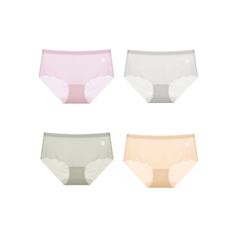 Flowers In Water Underpants Women's 4 Pack-15