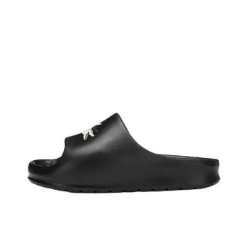 LACOSTE EVA Abrasion Resistant Slide Slippers Women's Black