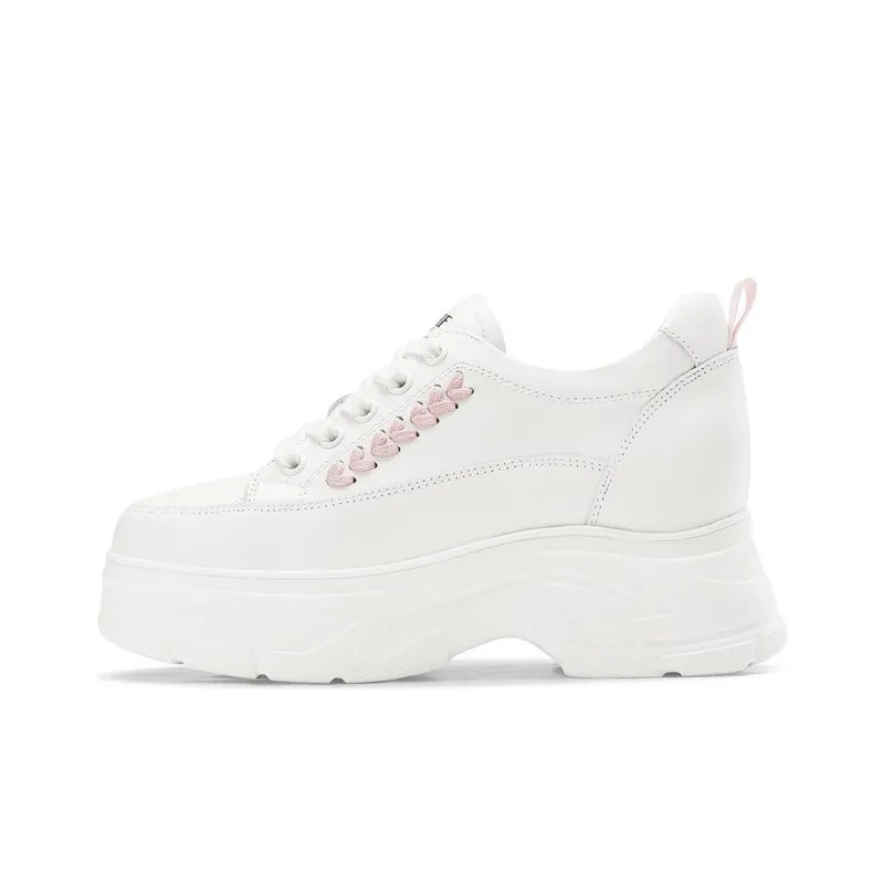 BOSSSUNWEN Cushioned Slip-Resistant Mid-Top Casual Shoes Women's-5