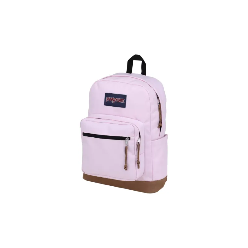 JanSport Suede Backpack Regular Pink Ice-1