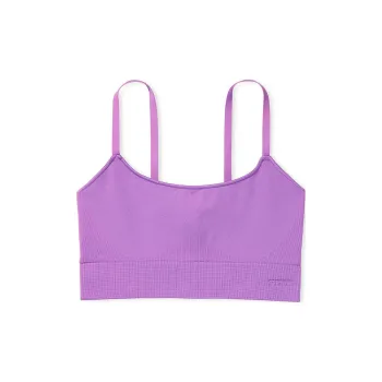 Victoria's Secret PINK SEAMLESS SCOOP SPORTS BRA/Glazed Violet Bra Women's Glazed Surface Violet