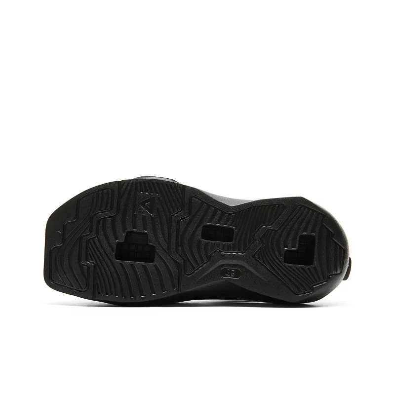 PEAK Taichi Doodle Shoes Clogs Women's All Black-5