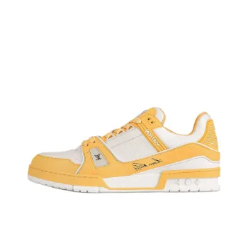 LOUIS VUITTON Trainer Skateboard Shoes Men's Yellow