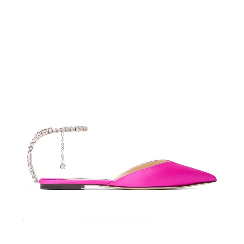 Jimmy Choo Saeda Crystal-embellished Pumps-1