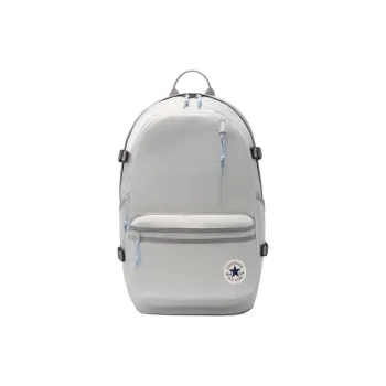 Converse Straight Edge Polyester Backpack Regular Unisex Gray Stone