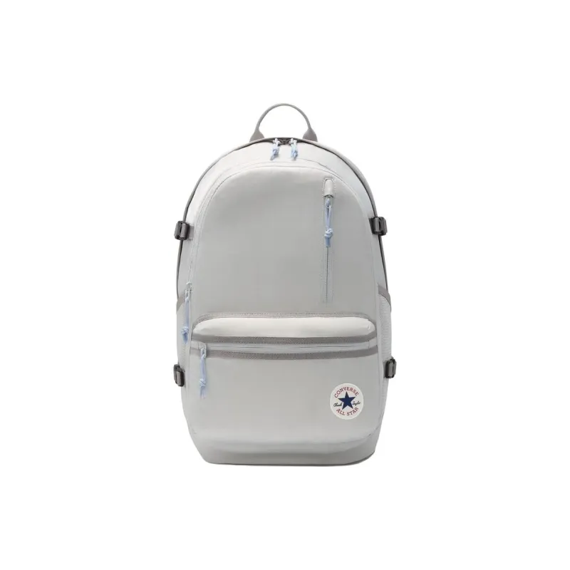 Converse Straight Edge Polyester Backpack Regular Unisex Gray Stone-0