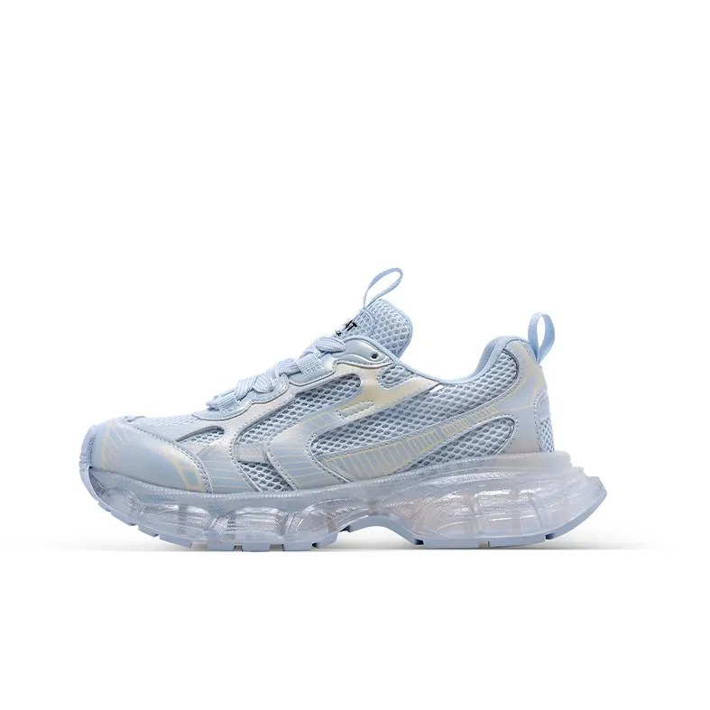 ST&SAT Chunky Sneakers Women's Low Top White/Pink/Blue-11