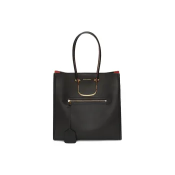 Alexander McQueen The Tall Story Handbag Black/Red