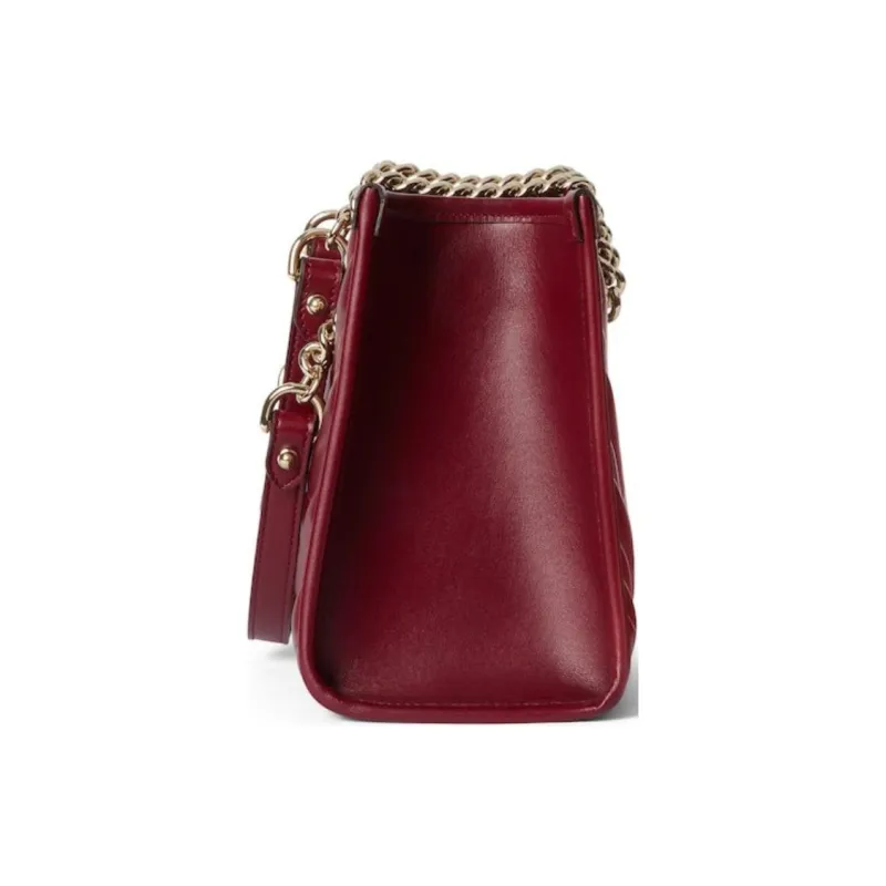 GUCCI GG Marmont Leather Tote Bag Shopping Bag Portable Crossbody Bag Shoulder Bag Women's Red-4