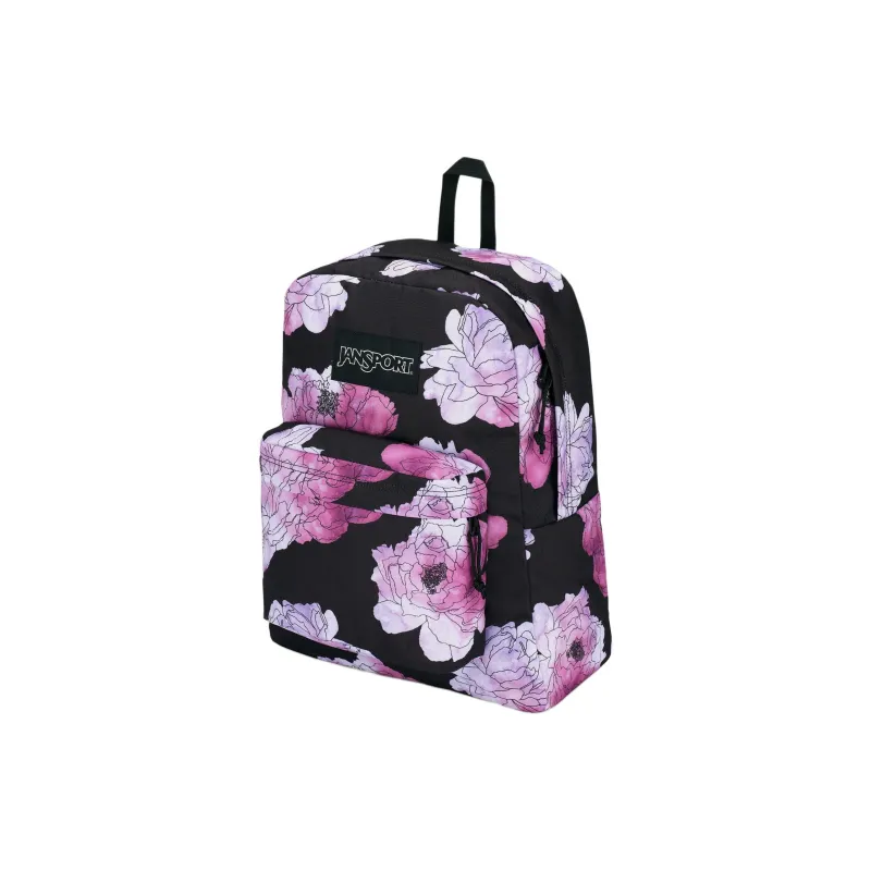 JanSport Polyester Backpack Regular Unisex Black & Purple-1