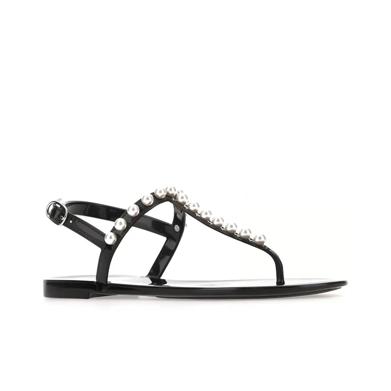 stuart weitzman Goldie Jelly Thong Sandals-2