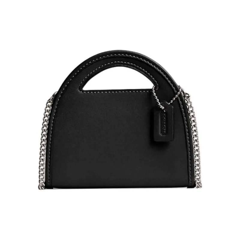 COACH Glove Tanned Leather Card Holder Mini Women's Black-0