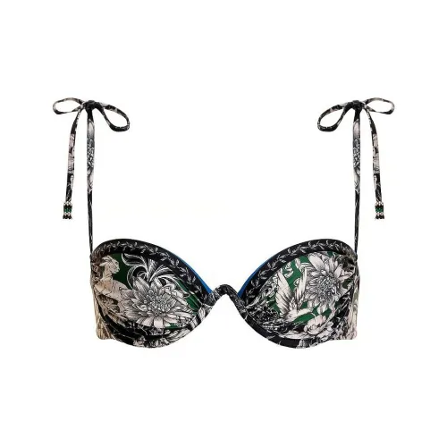 Victoria's Secret Bikinis Women's Green Floral/Green