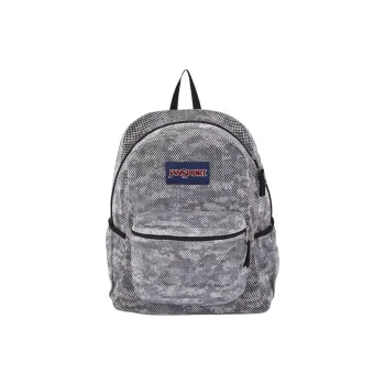 JanSport Recycled Polyester Mesh Backpack Unisex Camouflage