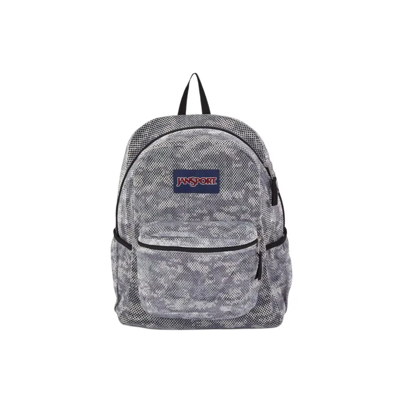 JanSport Recycled Polyester Mesh Backpack Unisex Camouflage-0