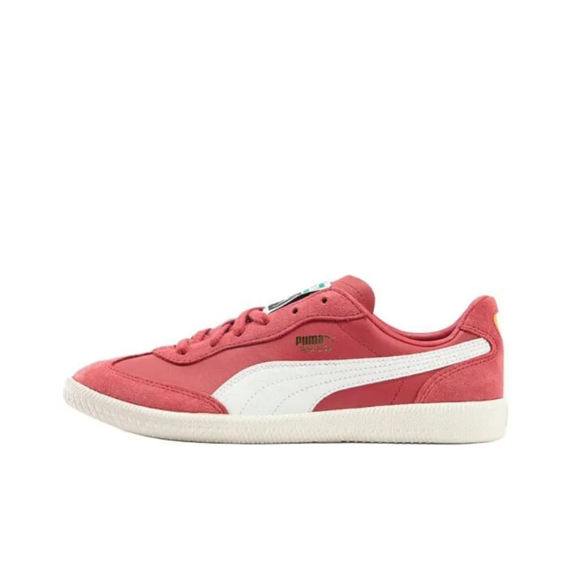 PUMA Liga Slip Resistant, Abrasion Resistant, Lightweight Low Top Casual Shoes Unisex Red-0