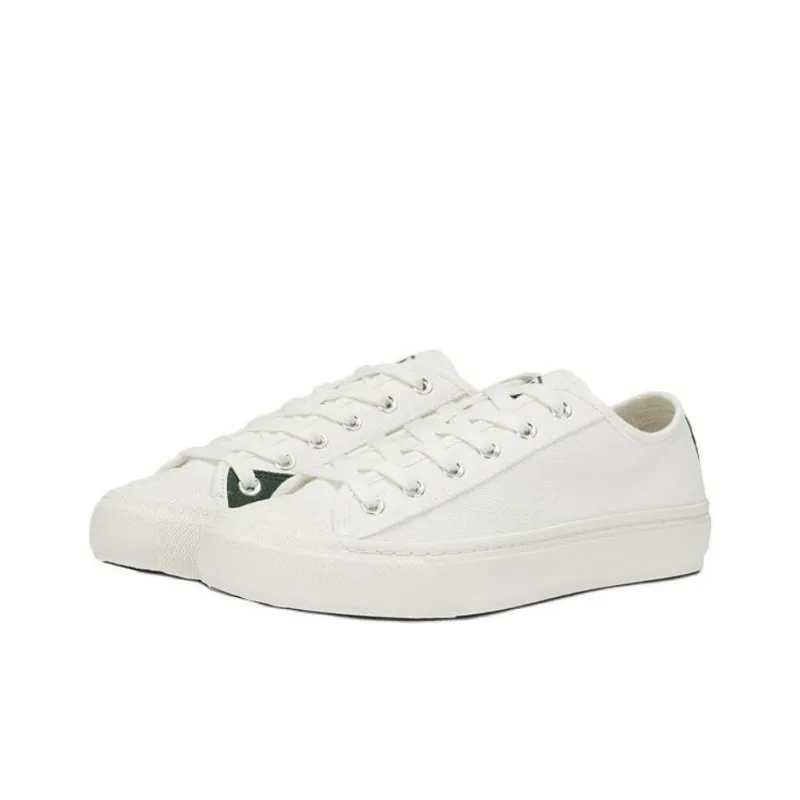 LACOSTE Low Top Canvas Shoes Men's Ecru-2