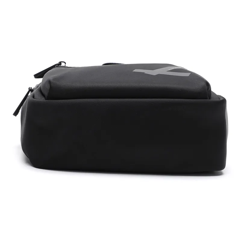 ELLE HOMME Fabric, Synthetic Leather Crossbody Small Bag Regular Men's Black-4