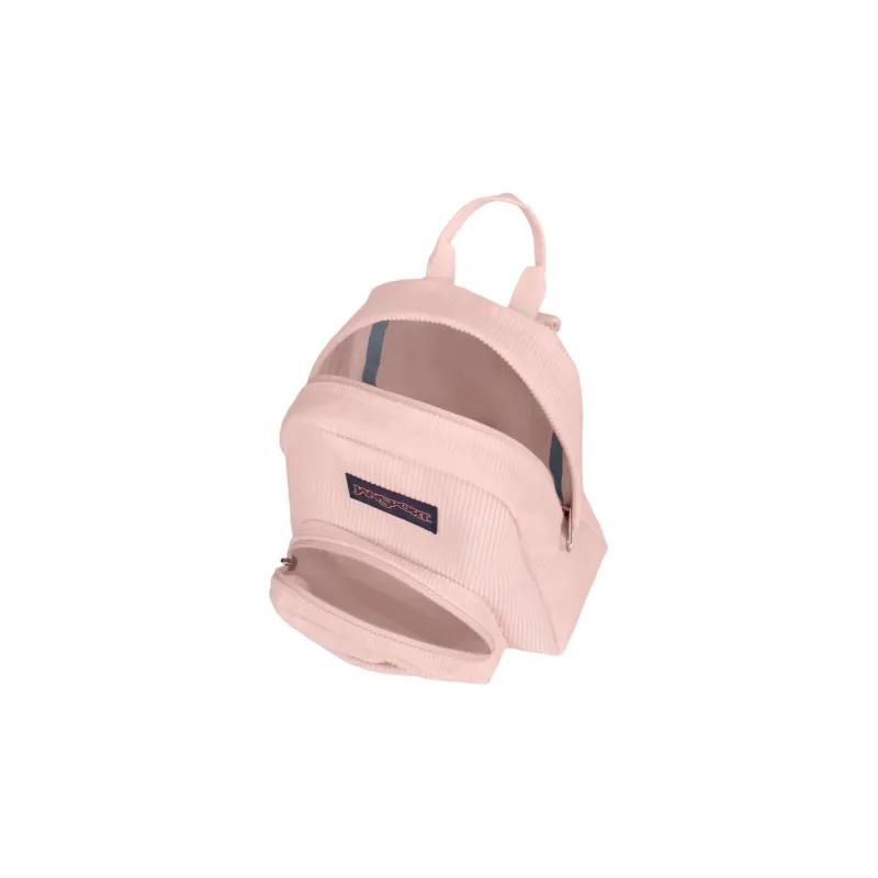 JanSport Recyclable Polyester Backpack Mini Women's Misty Rose Corduroy-4