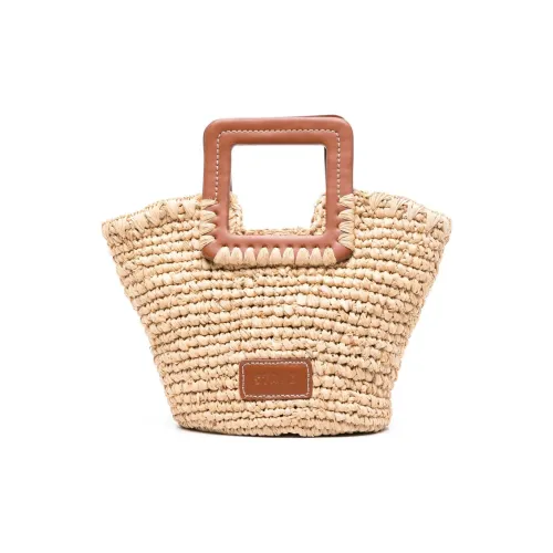 Staud Mini Shirley Raffia Tote Bag