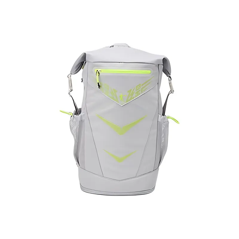 QIAODAN Fabric Backpack Regular Unisex Zinc Gray-0