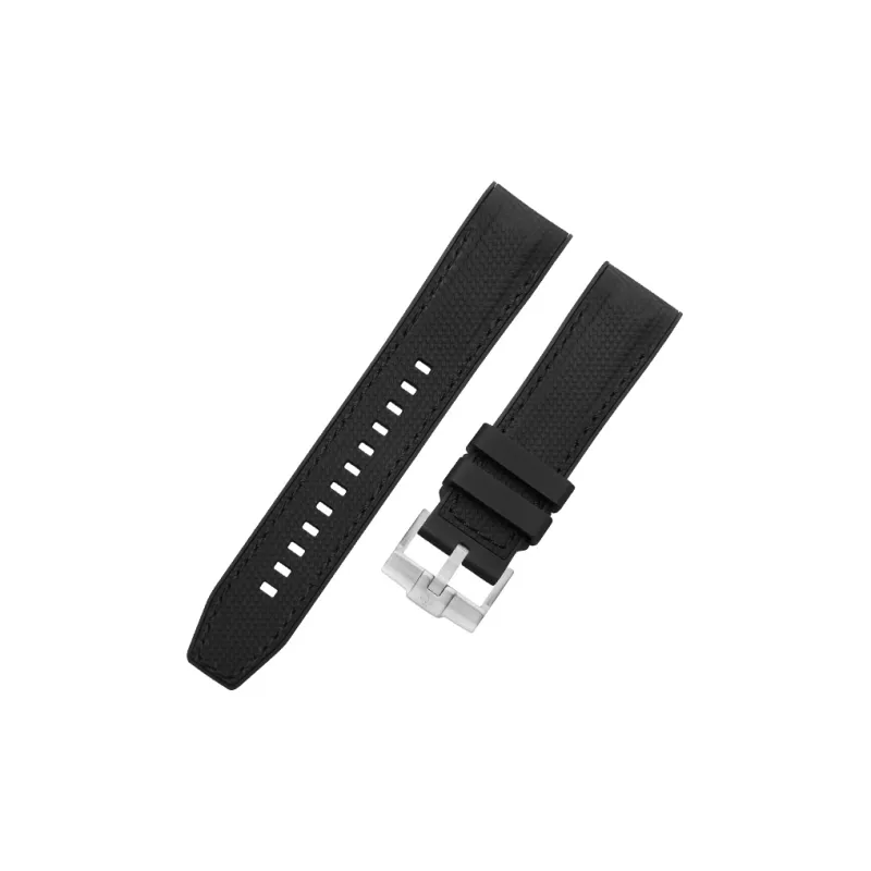 VAGENARI Rubber Strap Compatibility For OMEGA Seamaster 300 Diver Chronograph 44mm Watch Band Unisex-1