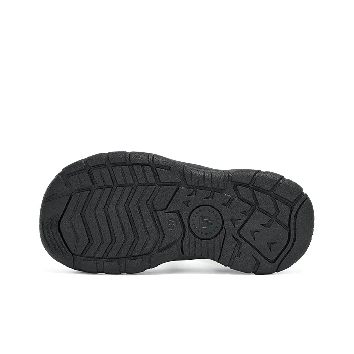 TARANIS Beach Sandals Men Black/White/Gray-4