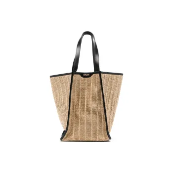 CULT GAIA Sadie Leather trimmed Tote Bag
