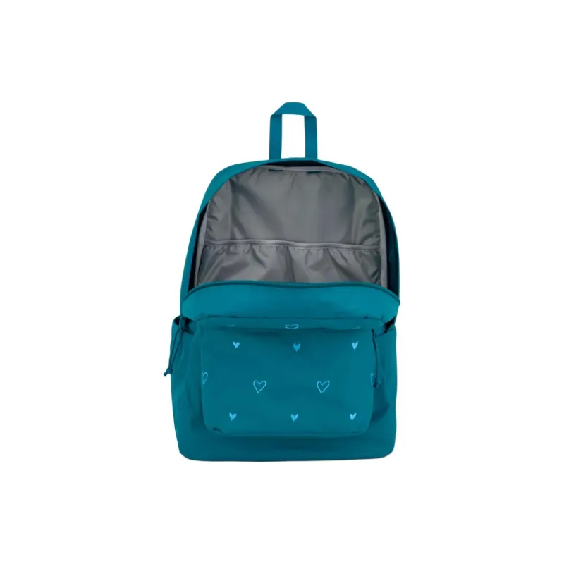 JanSport Recycled Polyester Backpack Women's Dark Blue Heart-4