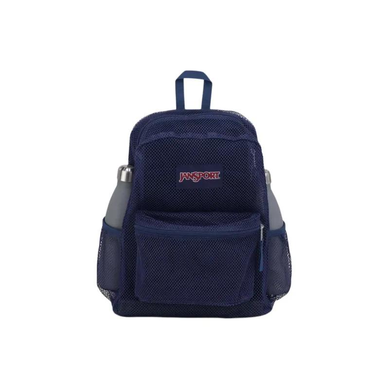 JanSport Recycled Polyester Mesh Backpack Unisex Marine Blue-3