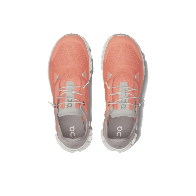 On Cloud 5 Non slip Lightweight Low Top Casual Running Shoes Women's Flamingo Red-2